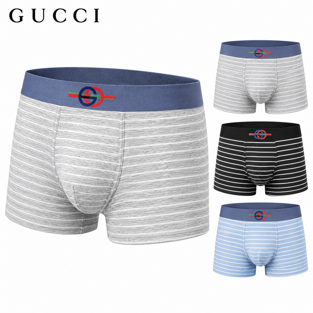 Gucci Ice Silk Men’s Boxer Briefs 3-Pack