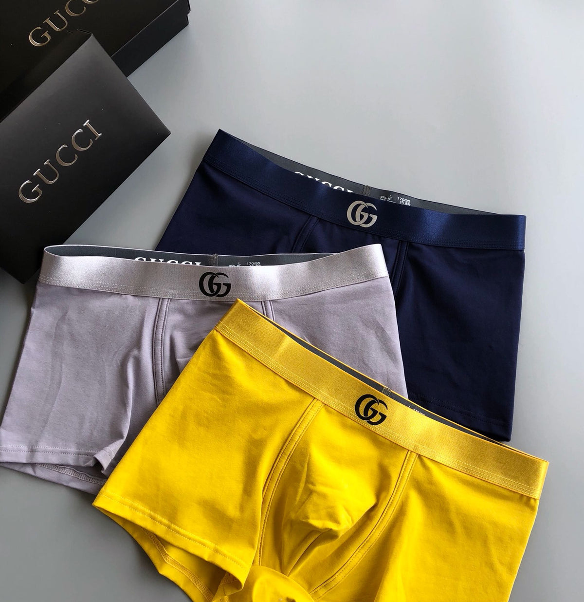 Gucci Men’s Boxer Briefs 3-Pack - Image 1