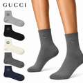 Gucci Everyday Neutral Crew Socks 5-Pack – Grey, Black, Cream & Navy