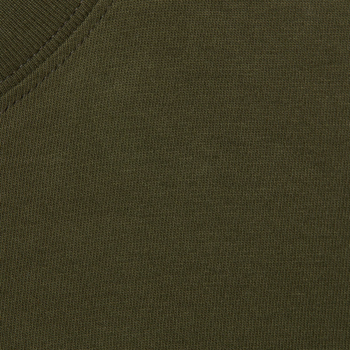 Cotton jersey T-shirt with print - forest green