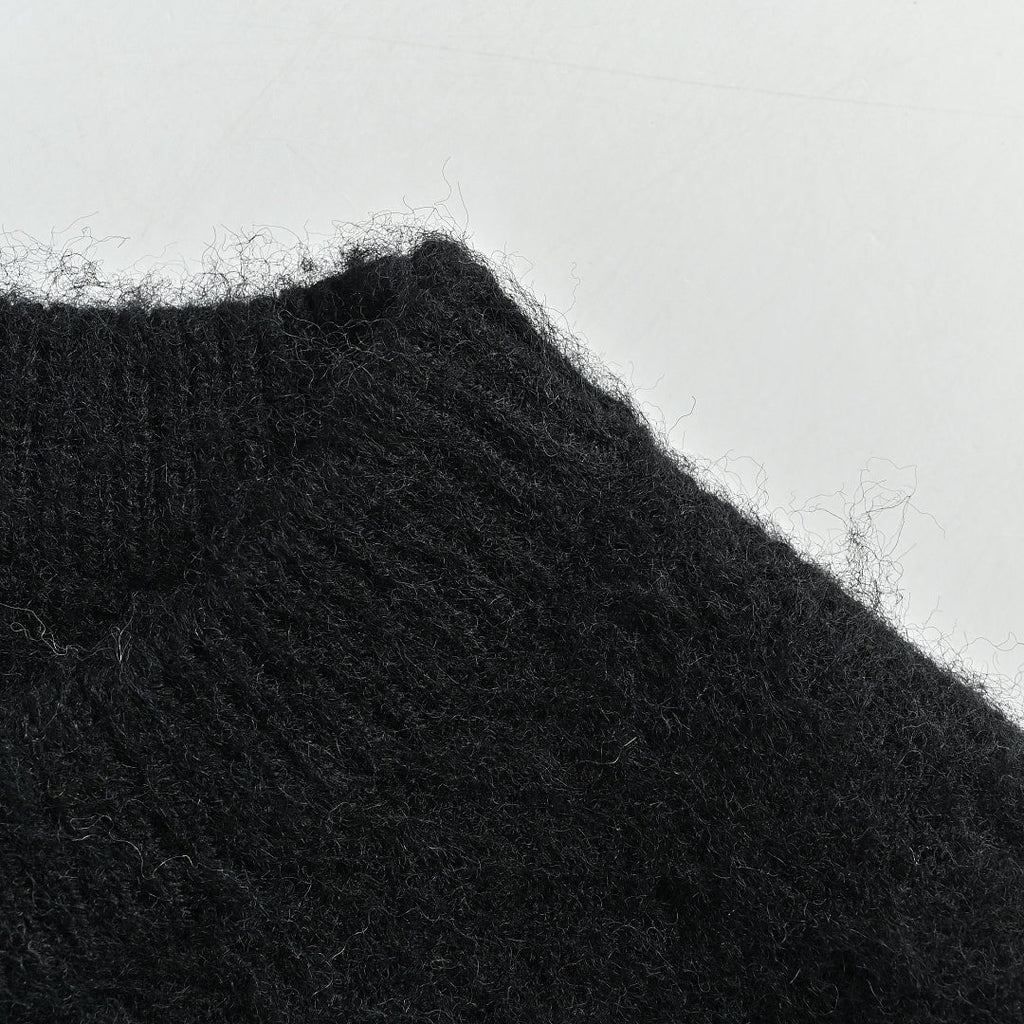 SAINT LAURENT Script Logo Crew-Neck Sweater