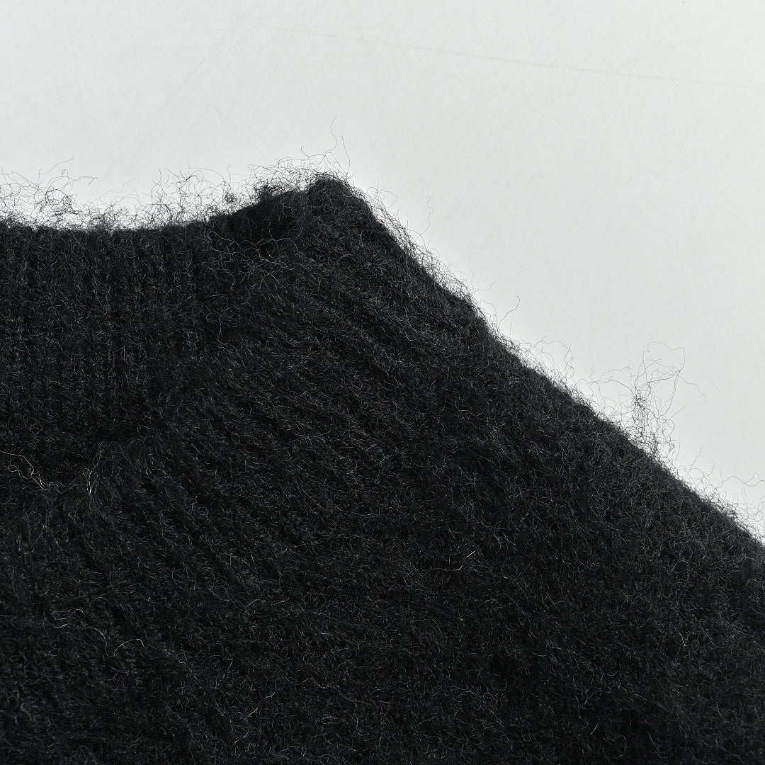 SAINT LAURENT Script Logo Crew-Neck Sweater