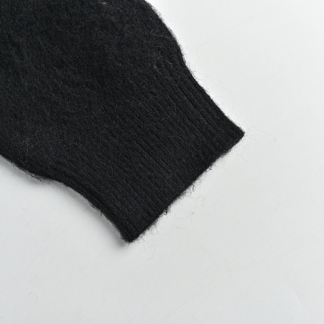 SAINT LAURENT Script Logo Crew-Neck Sweater