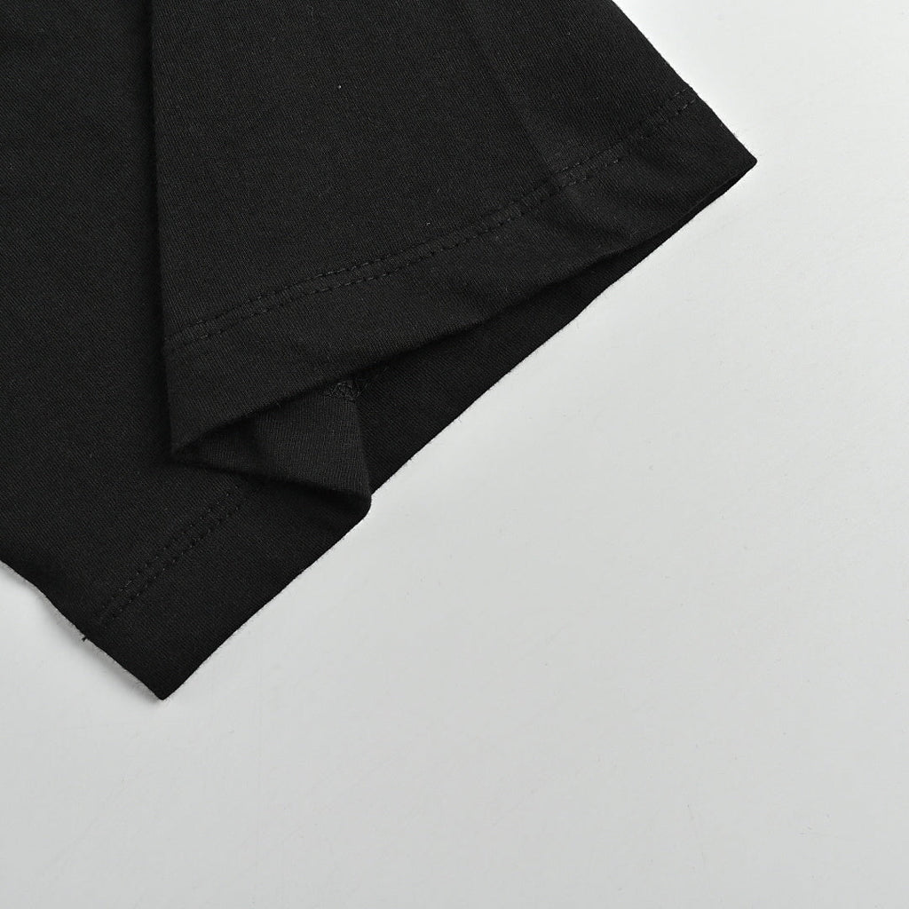 SAINT LAURENT Black Script Logo Crew-Neck T-Shirt