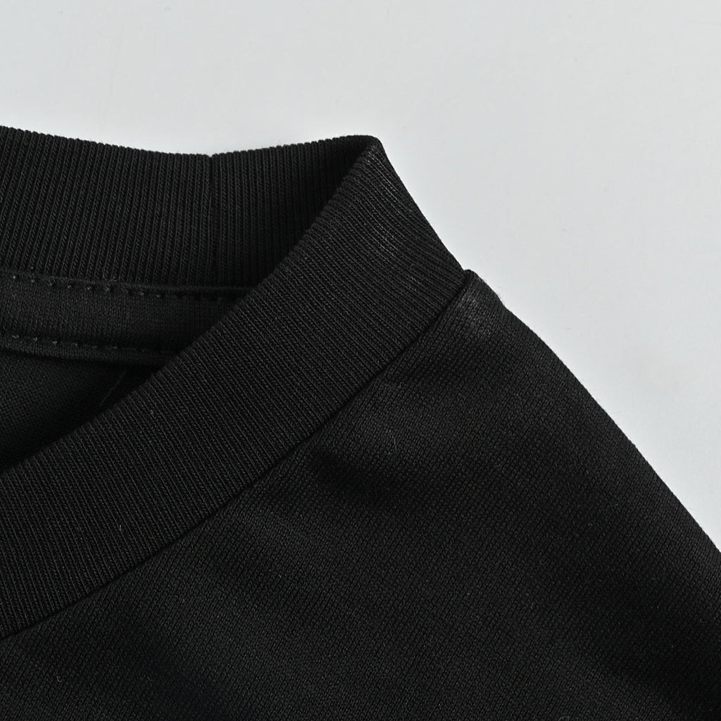 SAINT LAURENT Embroidered Monogram Crew-Neck T-Shirt