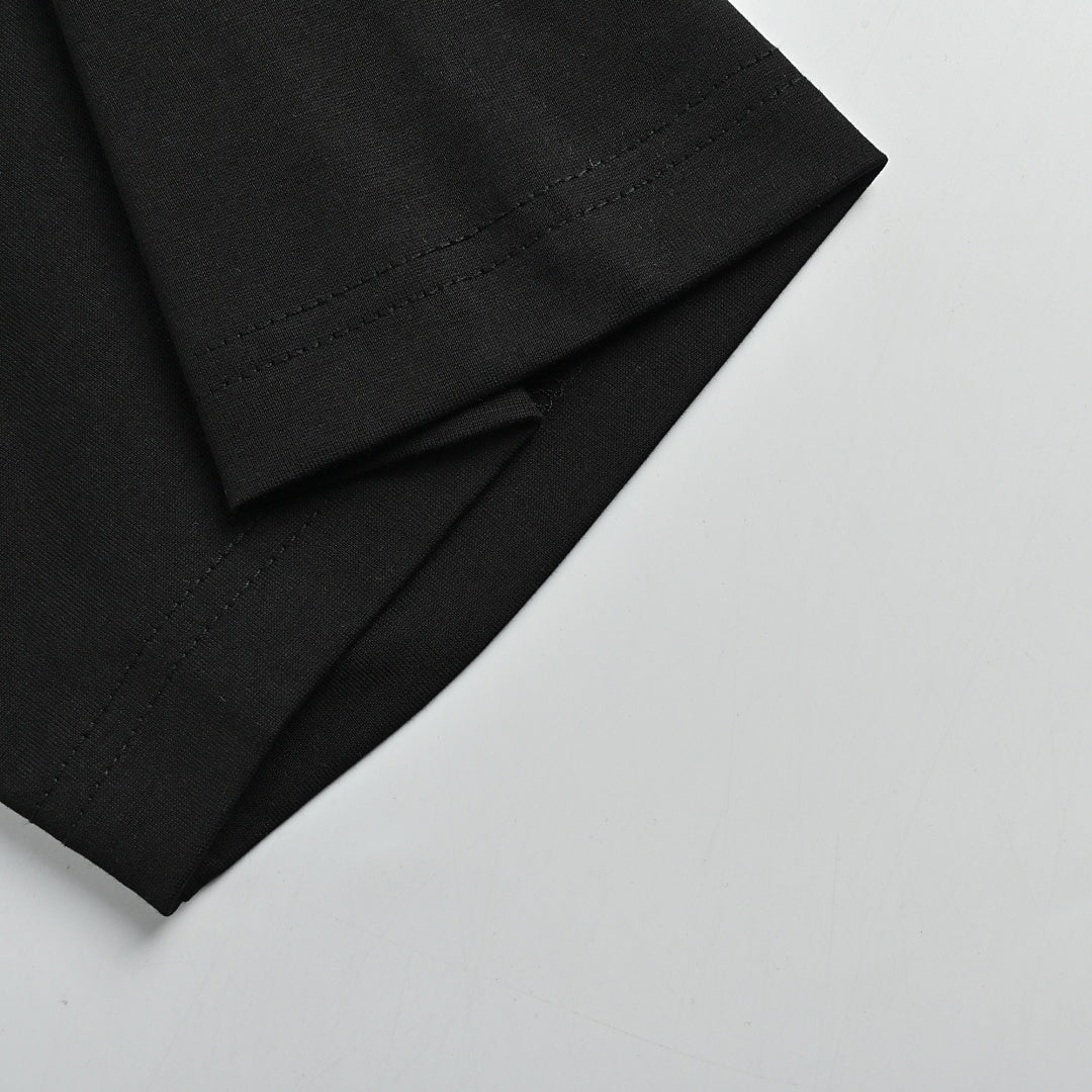 SAINT LAURENT Embroidered Monogram Crew-Neck T-Shirt