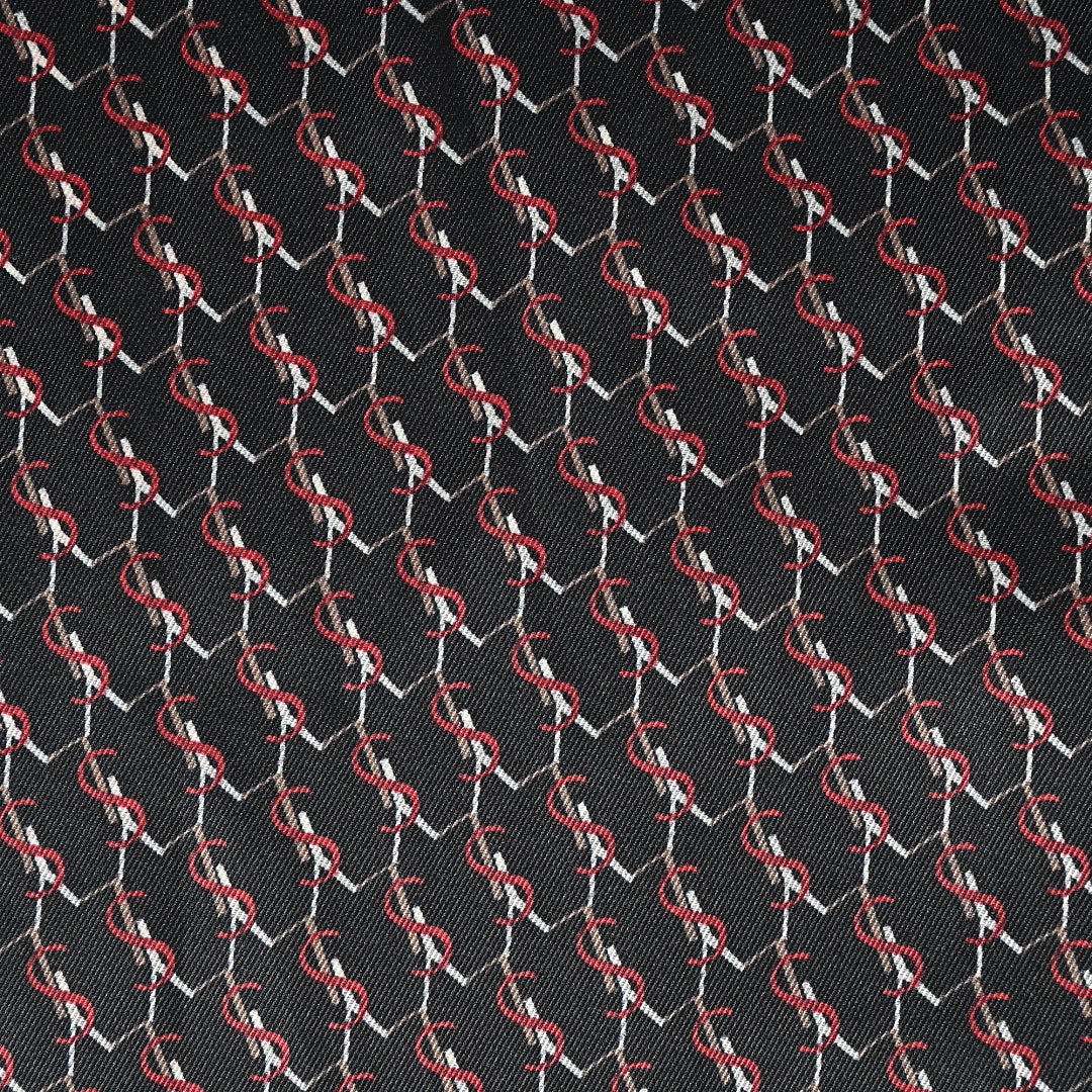 SAINT LAURENT All-Over Monogram Long-Sleeve Shirt