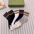 Gucci Cotton Crew Socks - Image 1