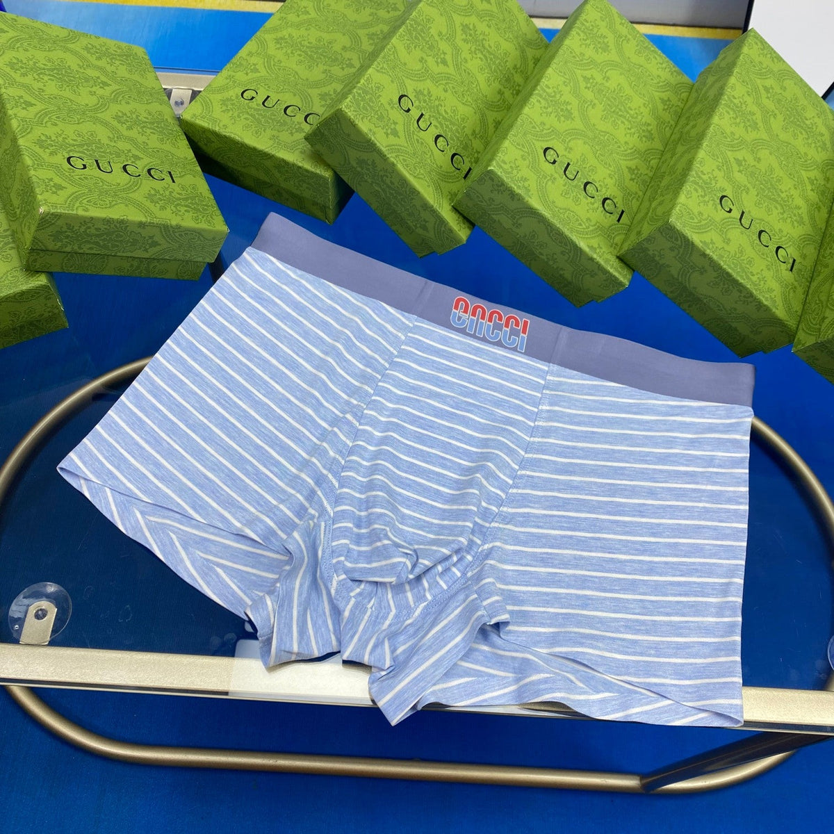 Gucci Cotton Men’s Boxer Briefs 3-Pack - Image 6