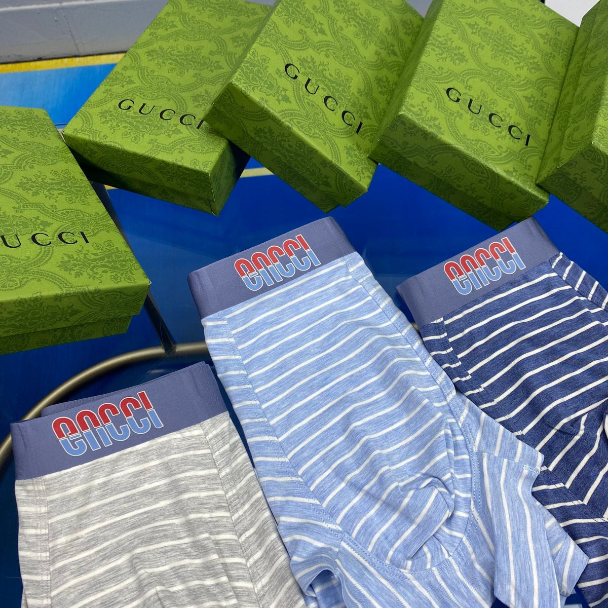 Gucci Cotton Men’s Boxer Briefs 3-Pack - Image 7