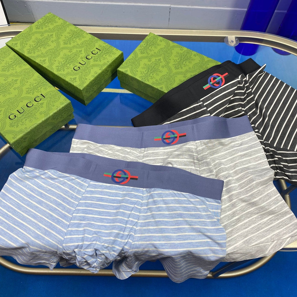Gucci Ice Silk Men’s Boxer Briefs 3-Pack - Image 3