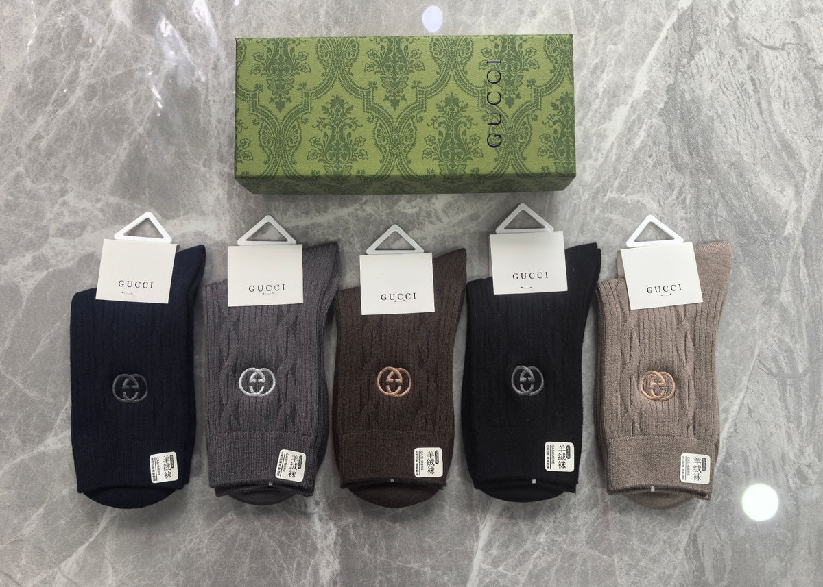 Gucci Crew Socks 5-Pack - Image 6