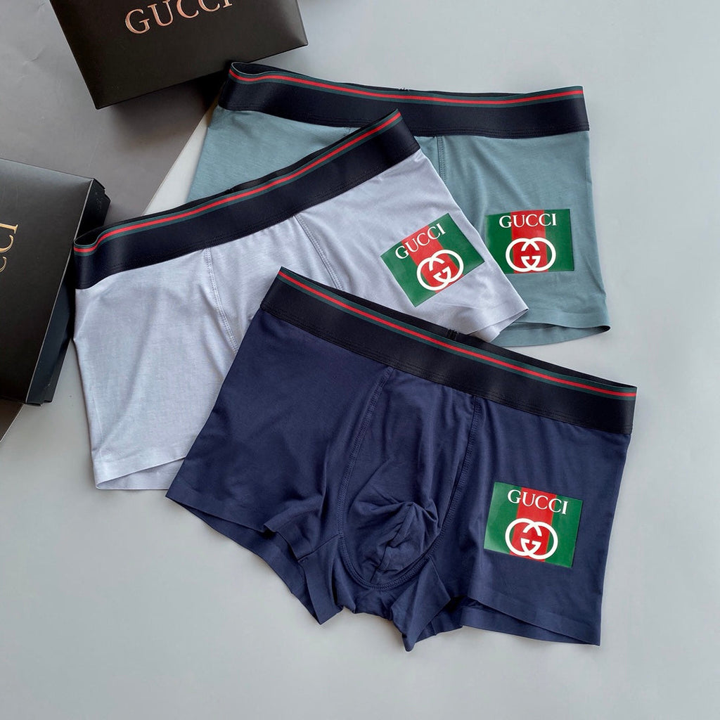 Gucci Modal Crew Socks 3-Pack - Image 1
