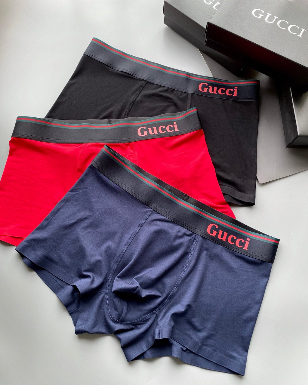 Gucci Modal Men’s Boxer Briefs 3-Pack - Image 2