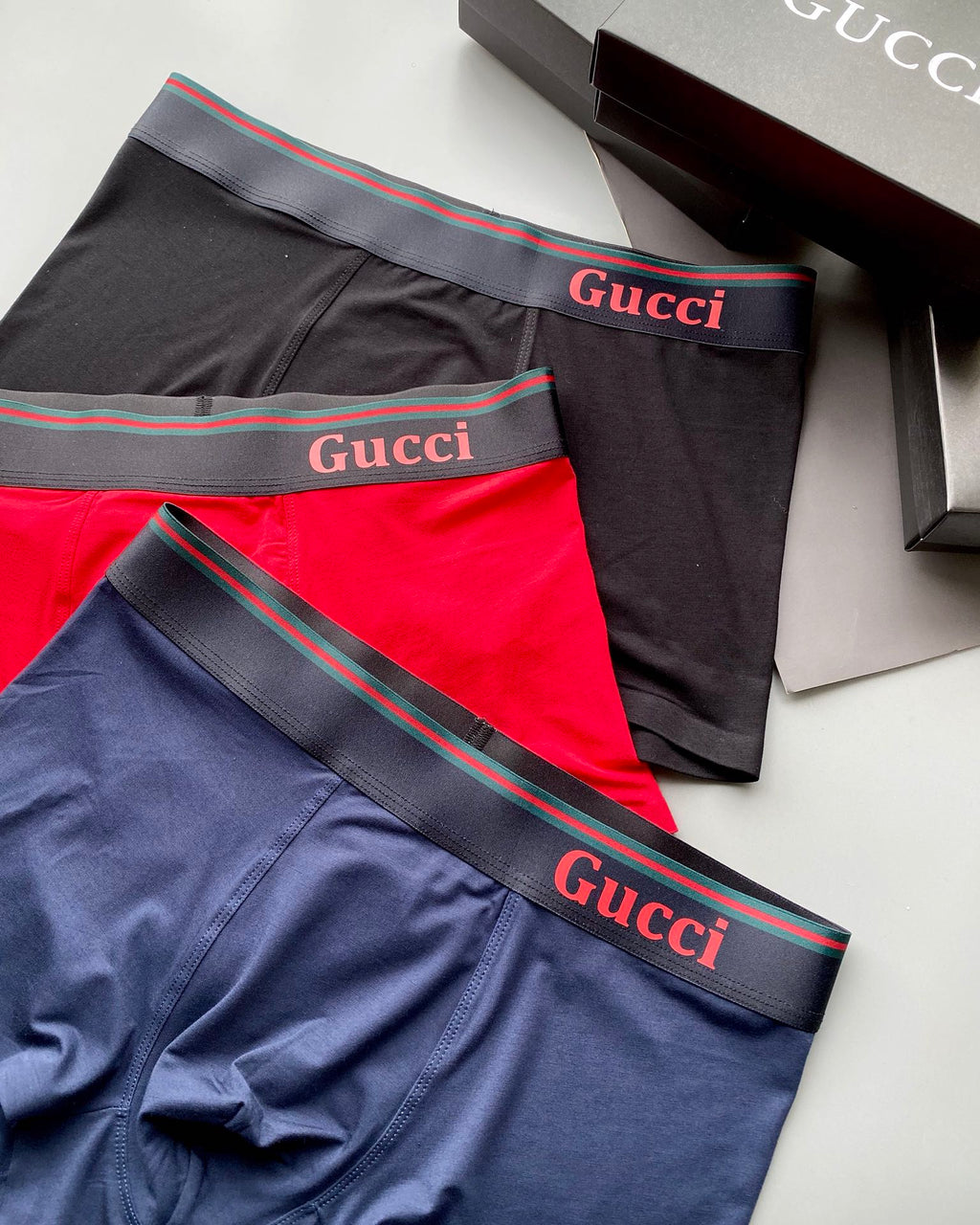 Gucci Modal Men’s Boxer Briefs 3-Pack - Image 3