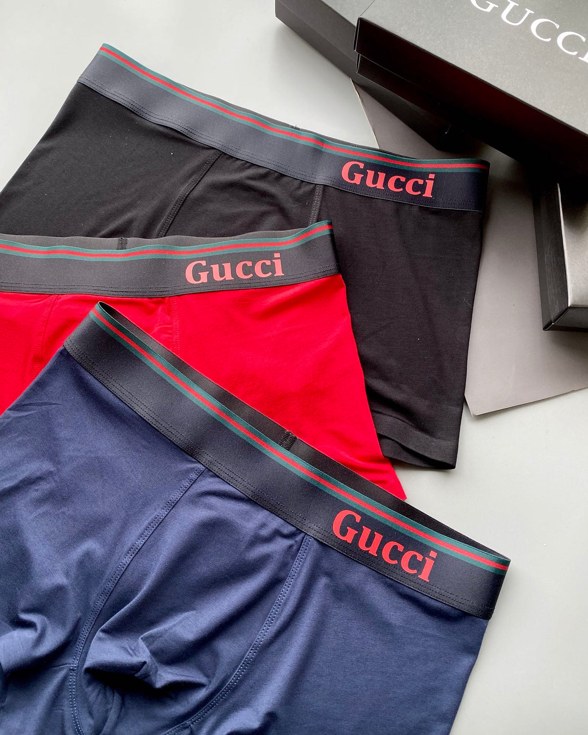 Gucci Modal Men’s Boxer Briefs 3-Pack - Image 3