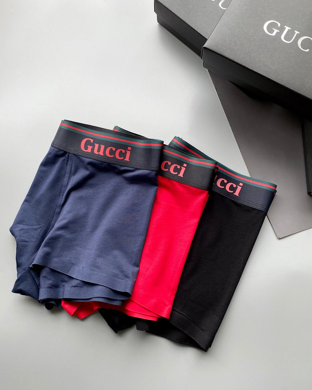 Gucci Modal Men’s Boxer Briefs 3-Pack - Image 1