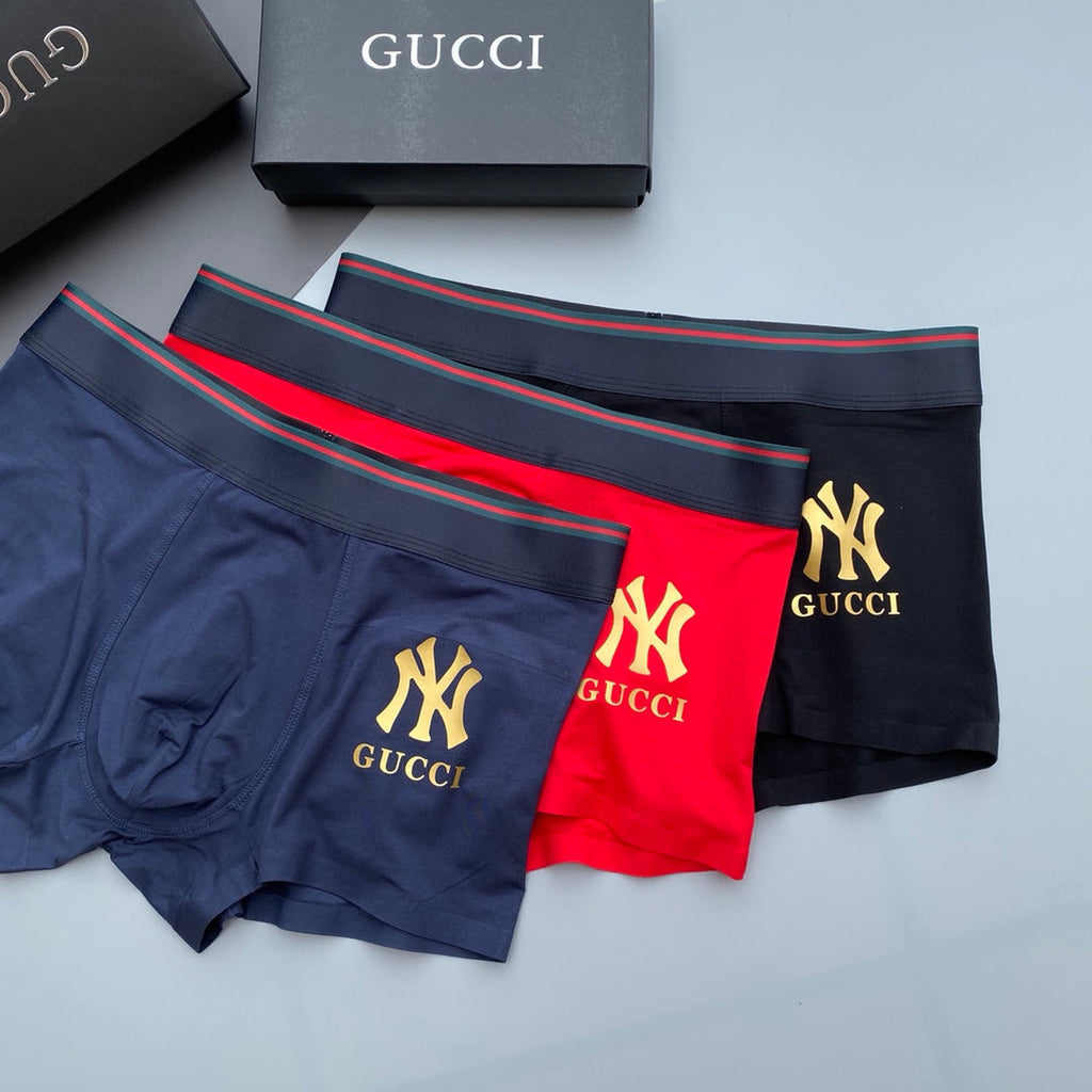 Gucci Modal Crew Socks 3-Pack - Image 2