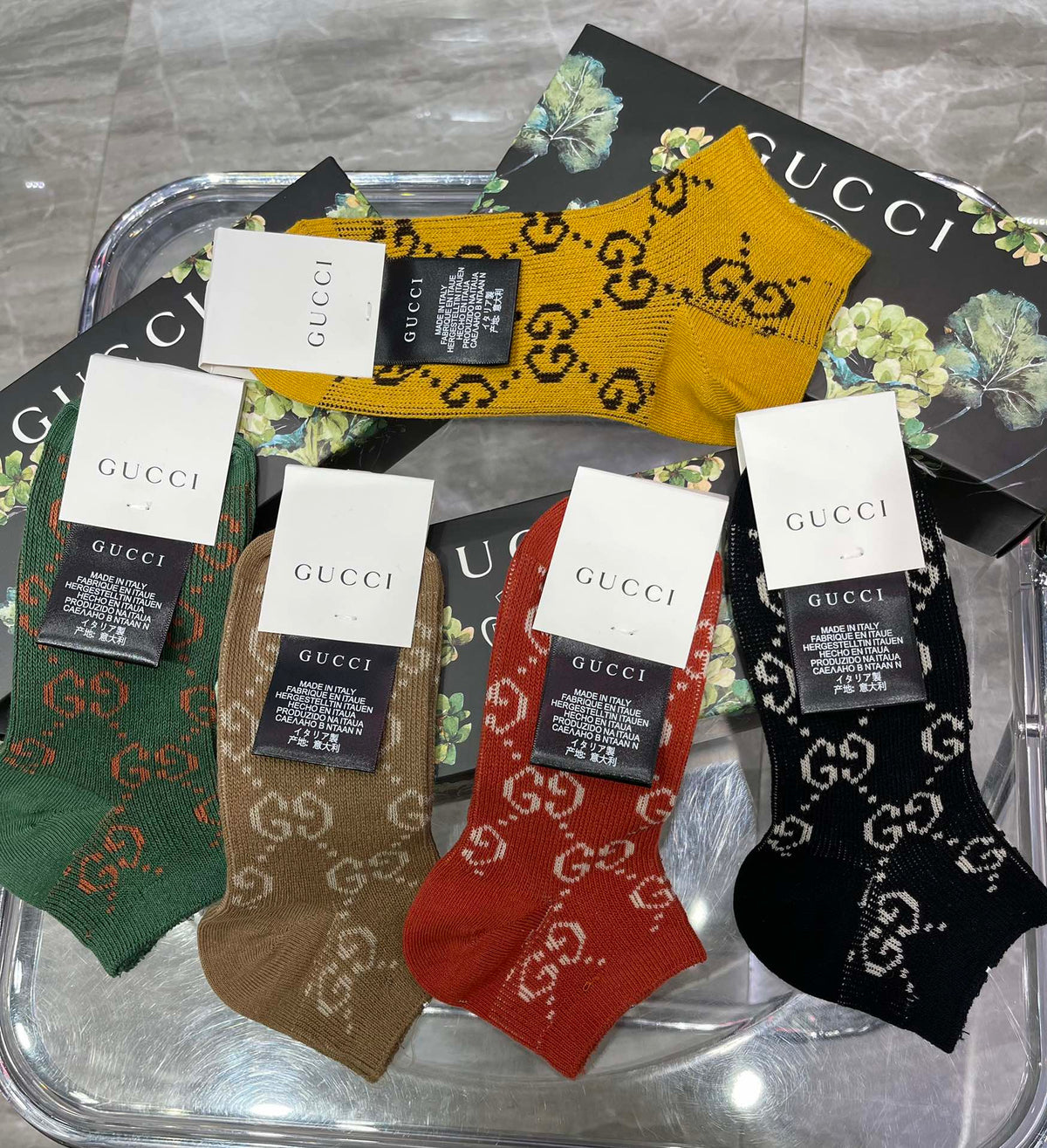 Gucci Cotton Men’s Essentials 5-Pack - Image 4