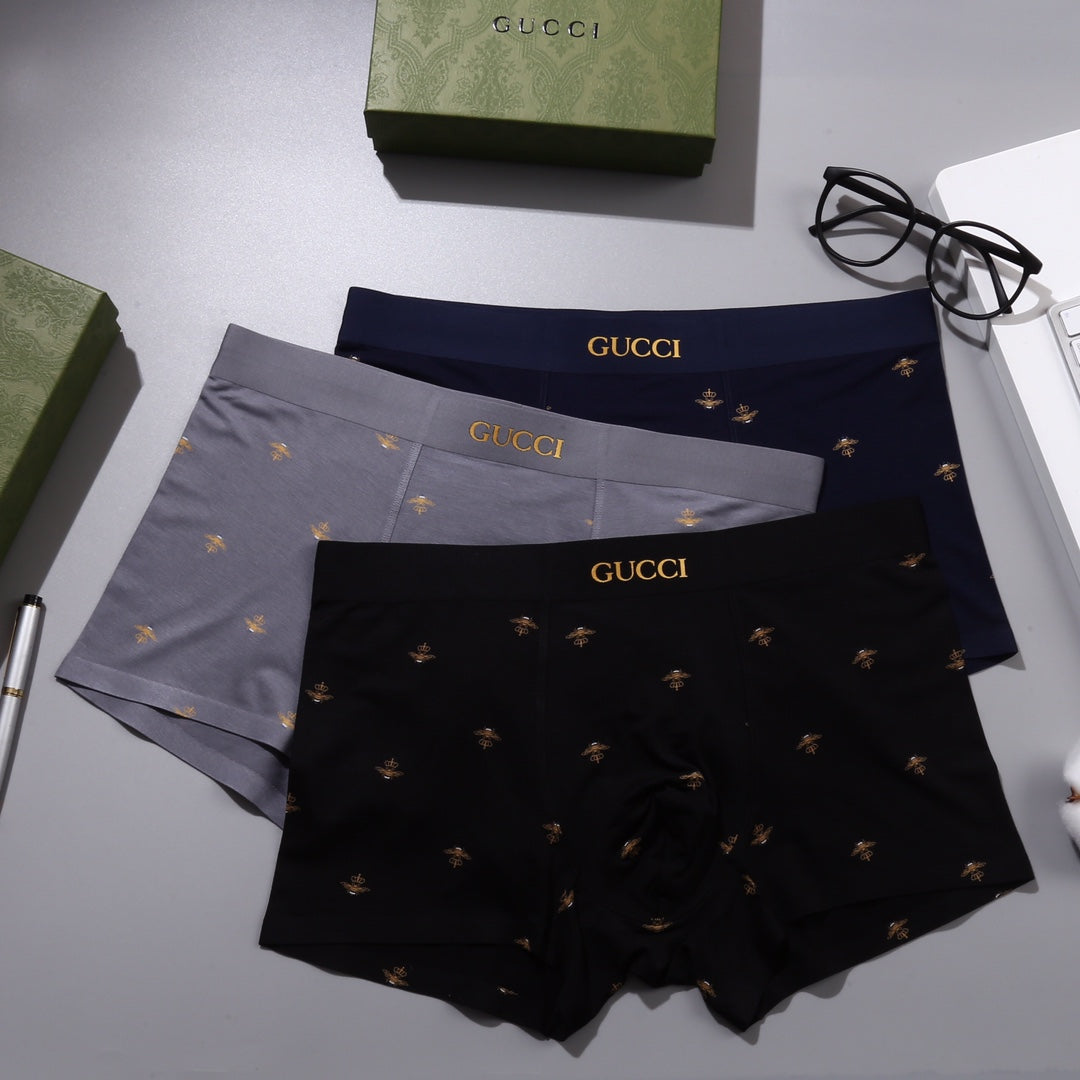 Gucci Modal Men’s Boxer Briefs 3-Pack - Image 2