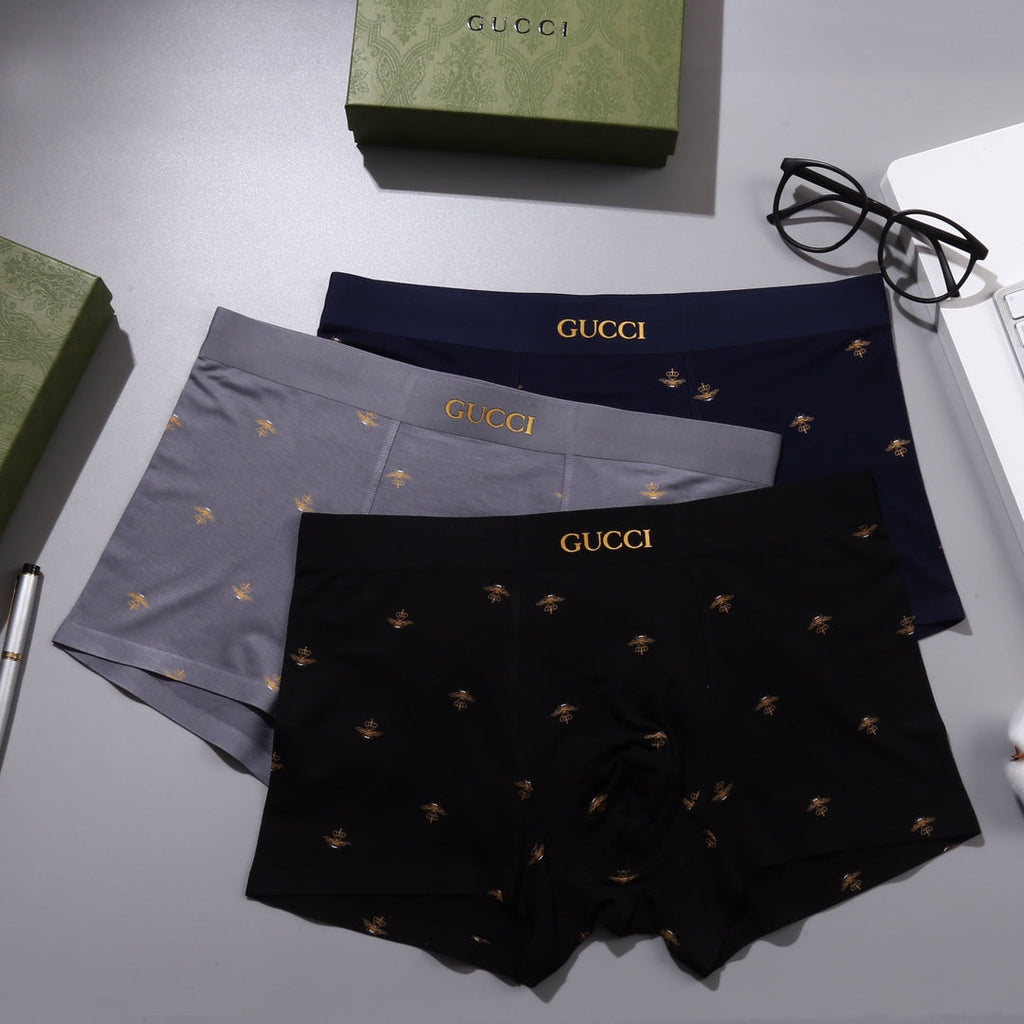 Gucci Modal Men’s Boxer Briefs 3-Pack - Image 3