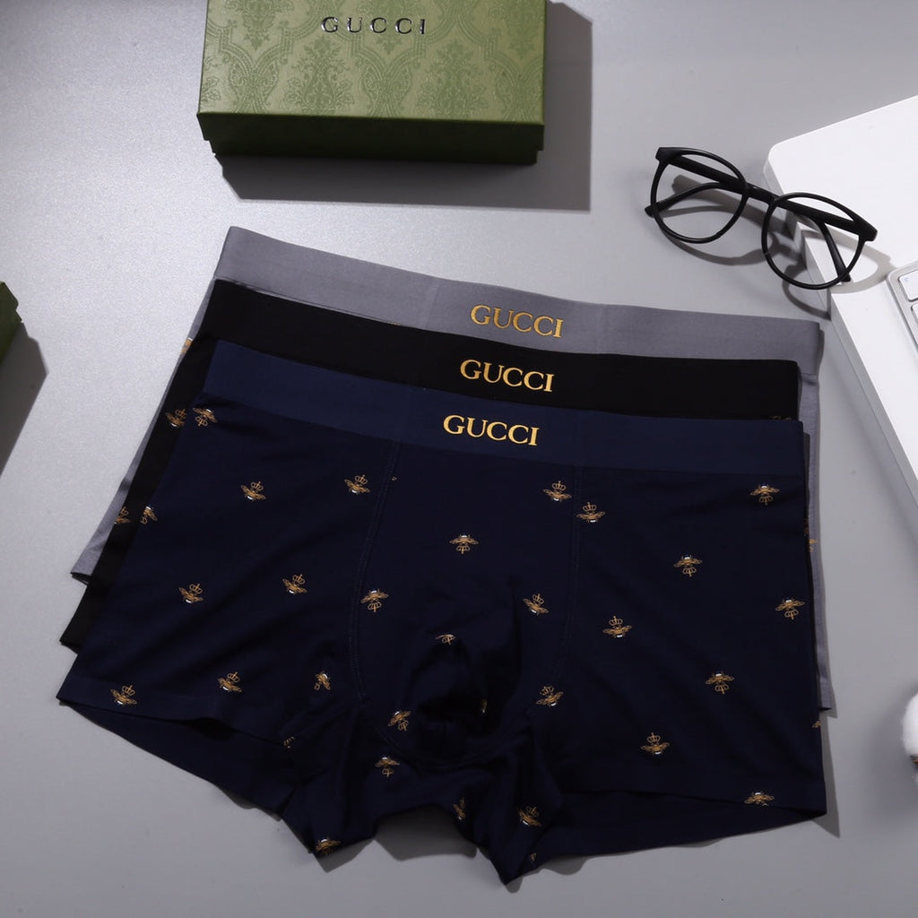 Gucci Modal Men’s Boxer Briefs 3-Pack - Image 3