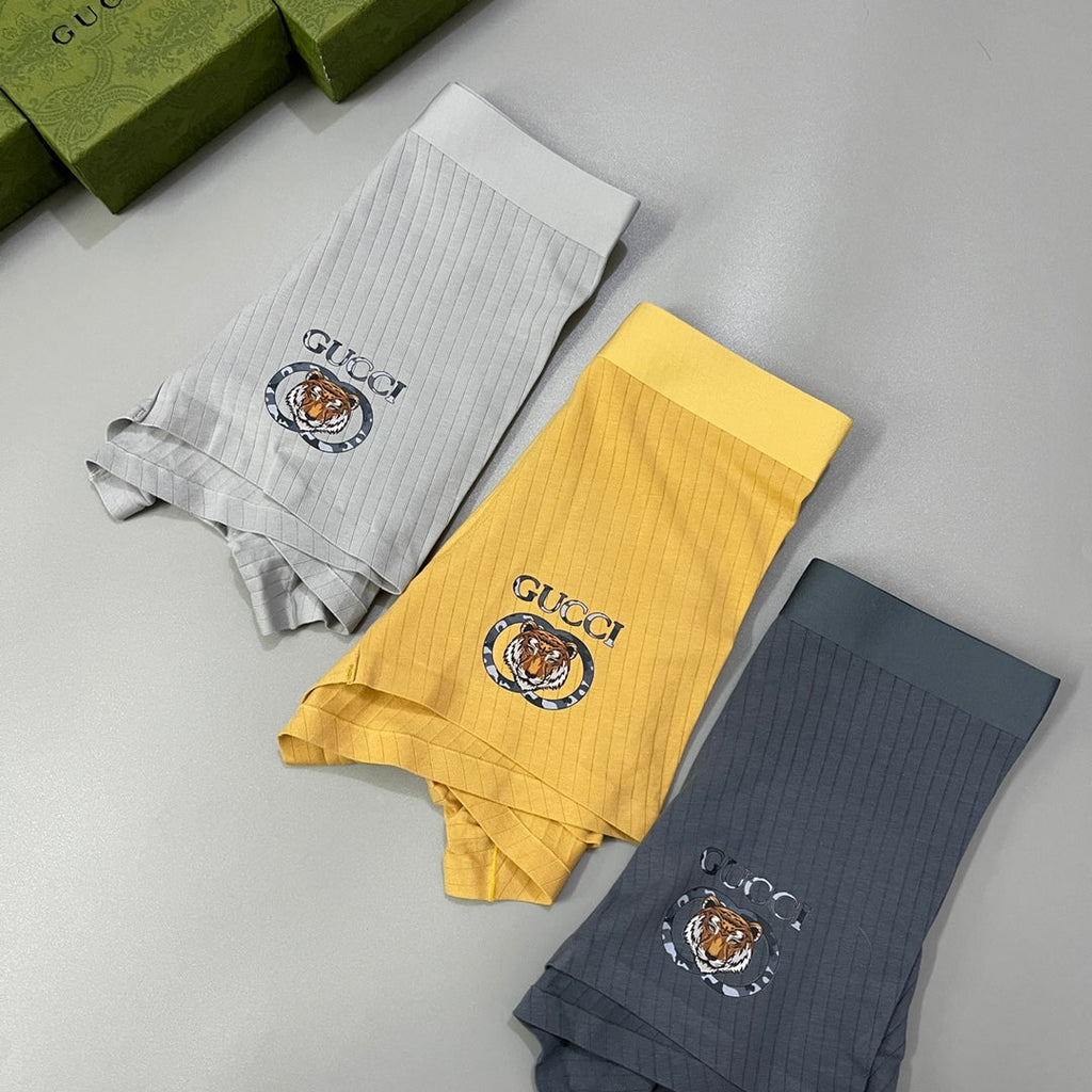 Gucci Cotton Men’s Boxer Briefs 3-Pack - Image 8