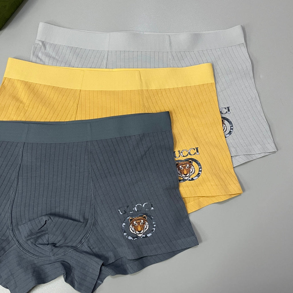 Gucci Cotton Men’s Boxer Briefs 3-Pack - Image 3
