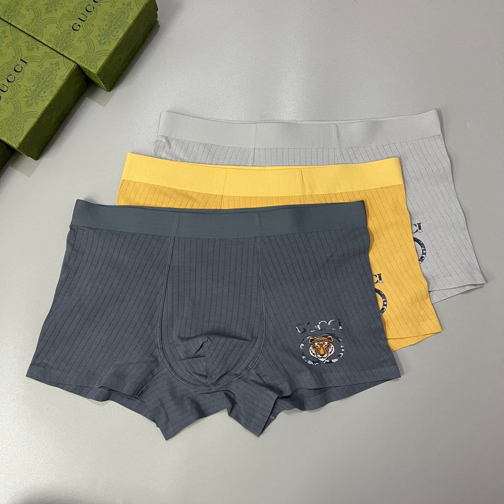 Gucci Cotton Men’s Boxer Briefs 3-Pack - Image 5