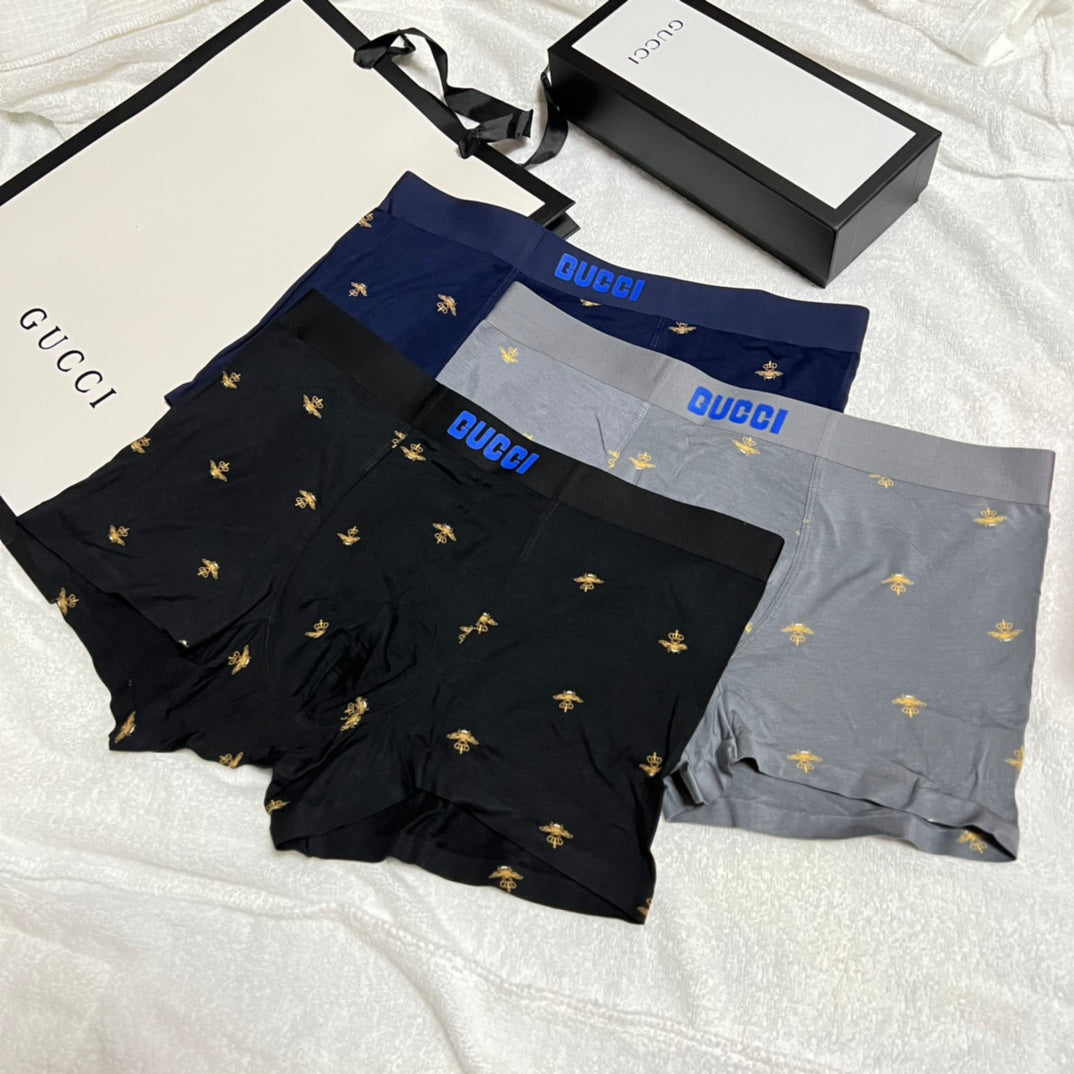 Gucci Modal Men’s Boxer Briefs 3-Pack - Image 1