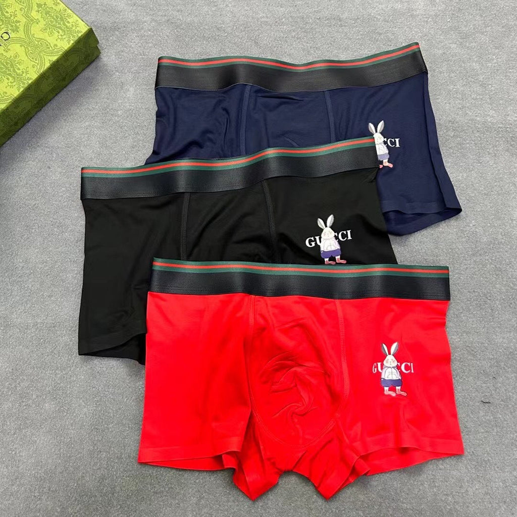 Gucci Modal Men’s Boxer Briefs 3-Pack - Image 1