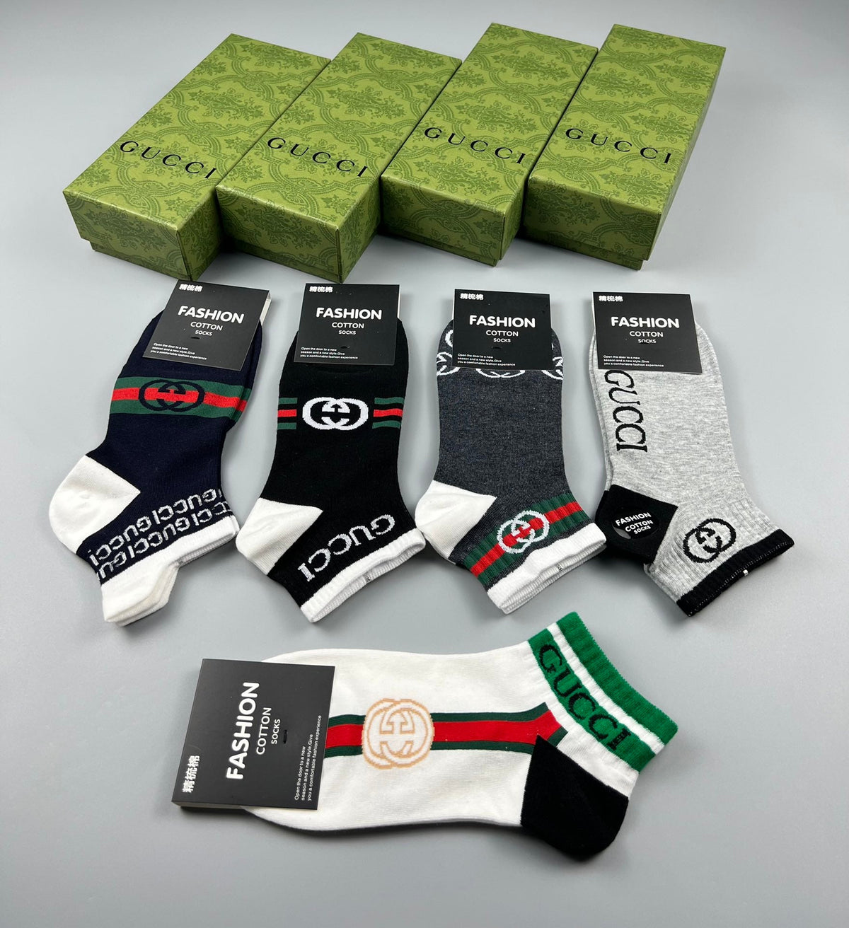 Gucci Cotton Men’s Essentials 5-Pack - Image 6