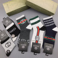 Gucci Cotton Crew Socks 5-Pack - Image 1