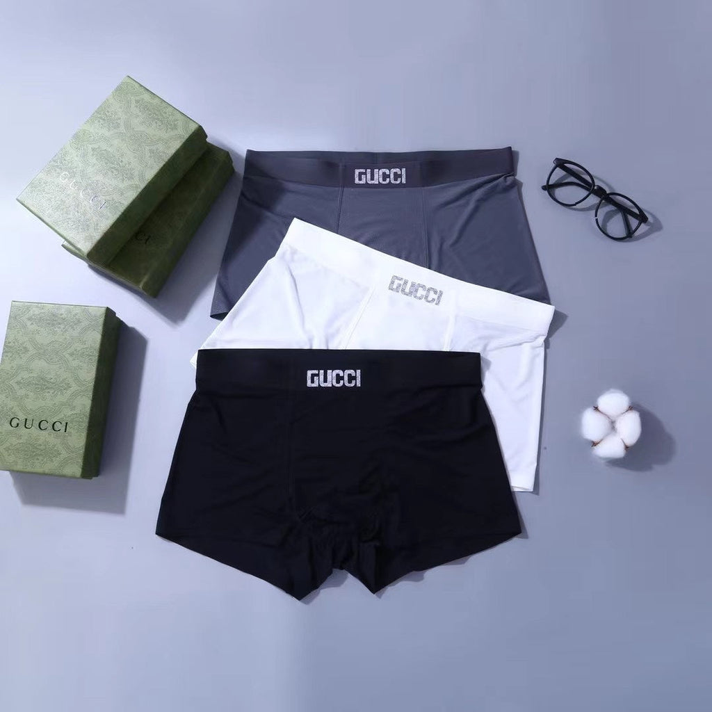 Gucci Men’s Boxer Briefs 3-Pack - Image 1