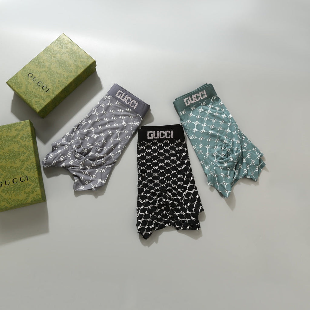Gucci Modal Men’s Boxer Briefs 3-Pack - Image 6