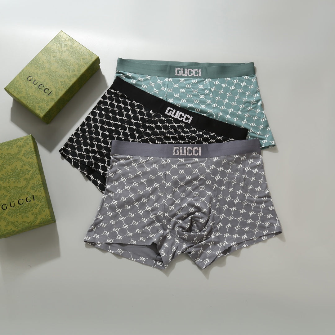 Gucci Modal Men’s Boxer Briefs 3-Pack - Image 3