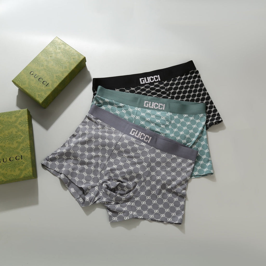 Gucci Modal Men’s Boxer Briefs 3-Pack - Image 4