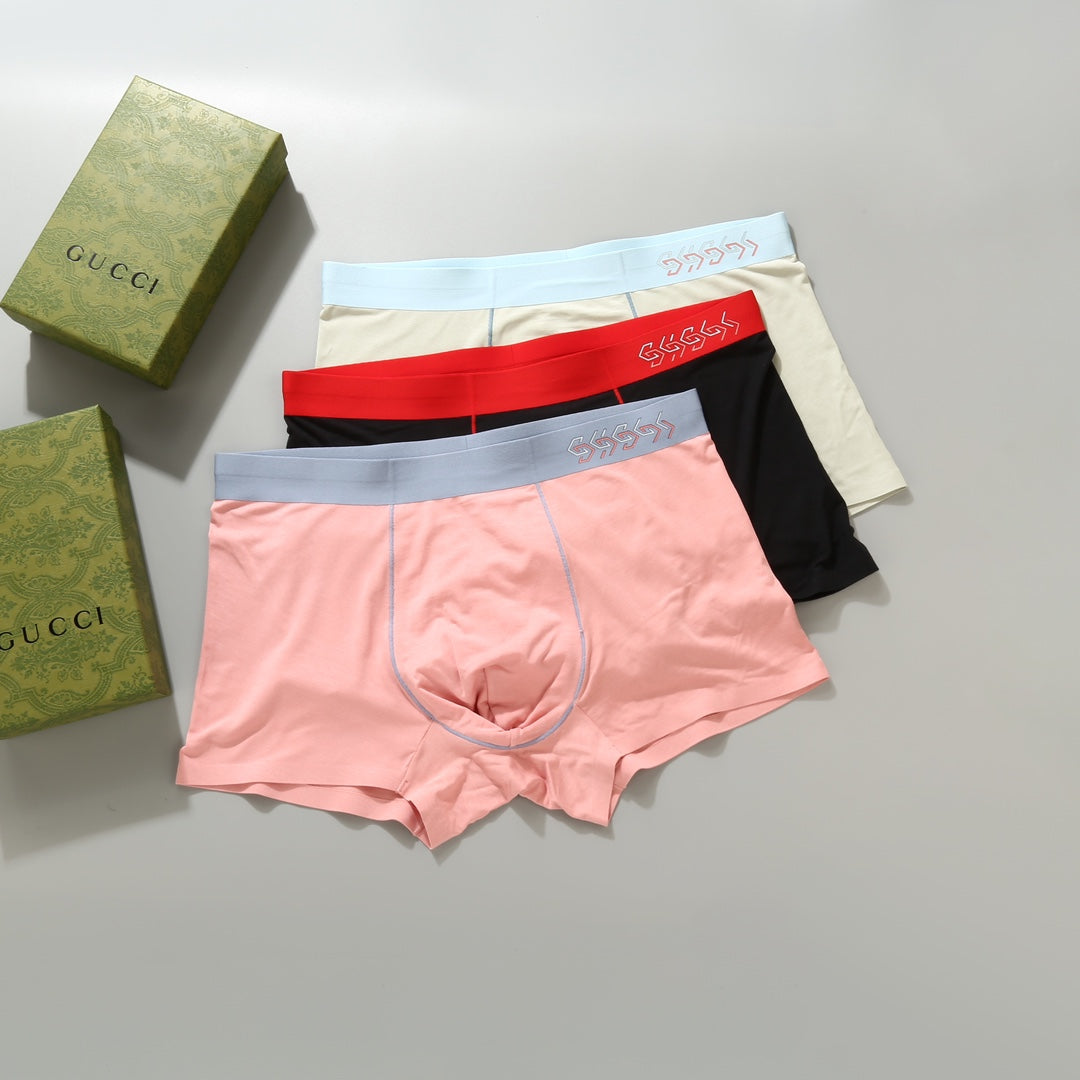 Gucci Modal Men’s Boxer Briefs 3-Pack - Image 1