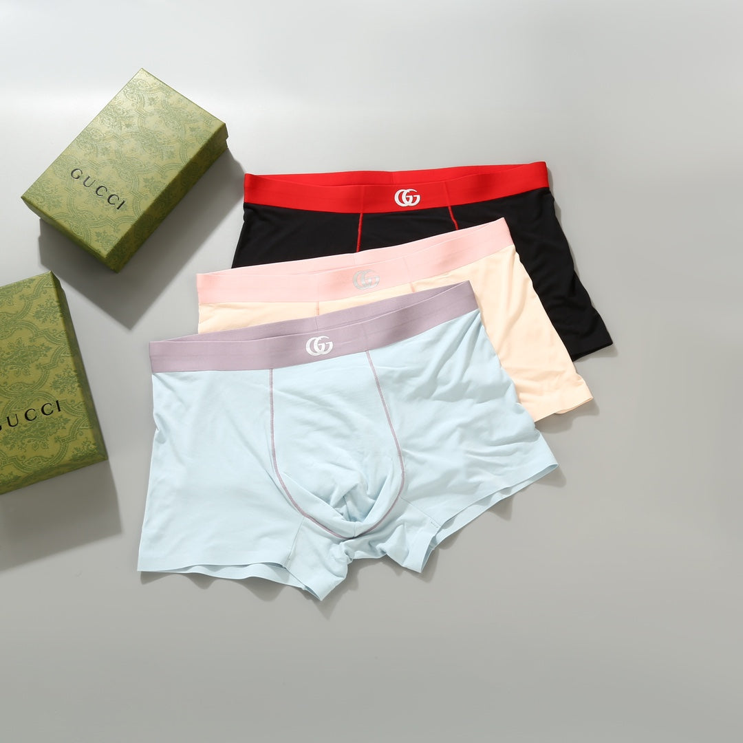 Gucci Modal Men’s Boxer Briefs 3-Pack - Image 1