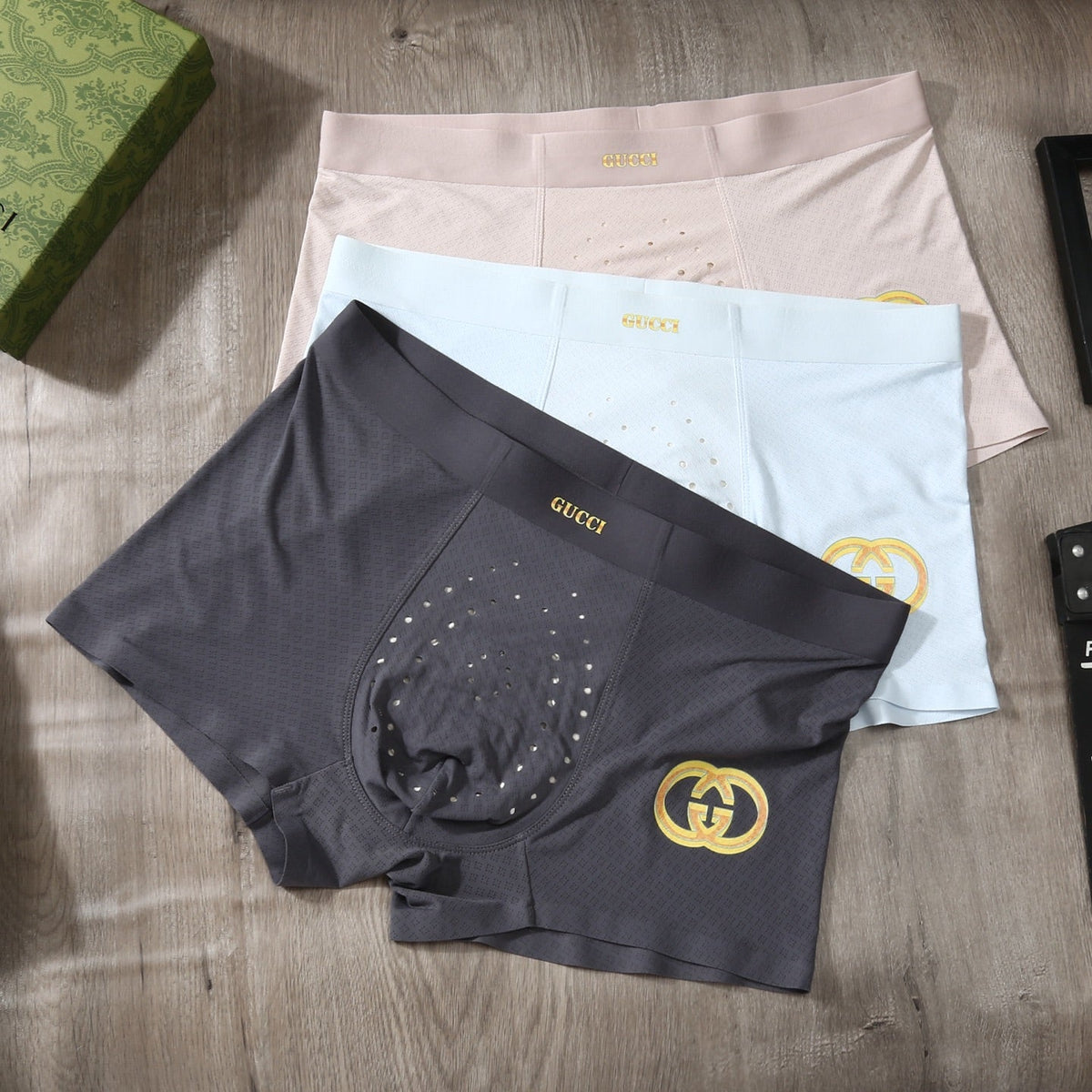 Gucci Ice Silk Men’s Boxer Briefs 3-Pack - Image 4