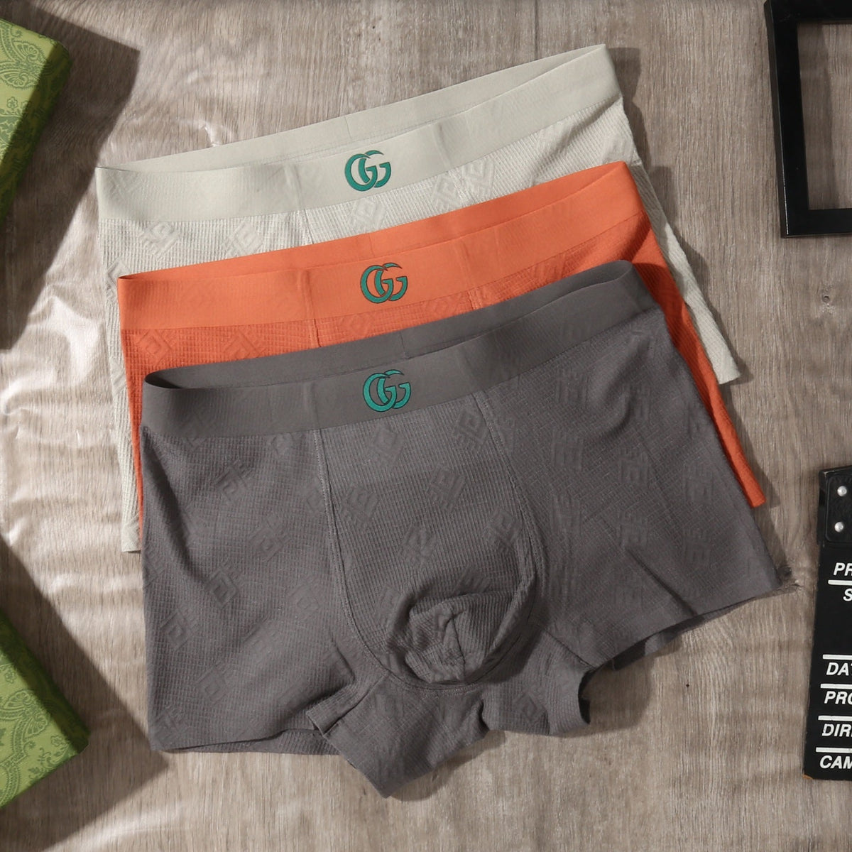 Gucci Men’s Boxer Briefs 3-Pack - Image 1
