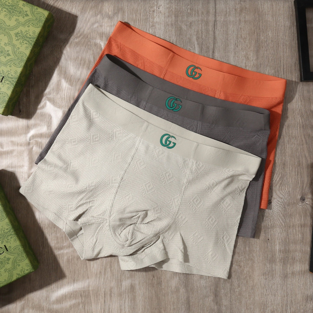 Gucci Men’s Boxer Briefs 3-Pack - Image 2