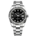 Datejust 126334-0011 Diamond Black Dial 41mm&36mm Watch 1