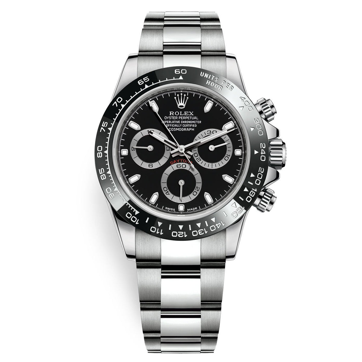 Cosmograph Daytona m116500ln-0002 Black Stainless Steel 40mm Watch 1