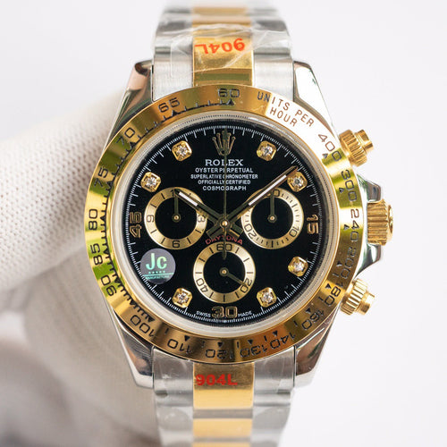 Cosmograph Daytona m116503-0011 Black Diamond Oyster 40mm Watch 2