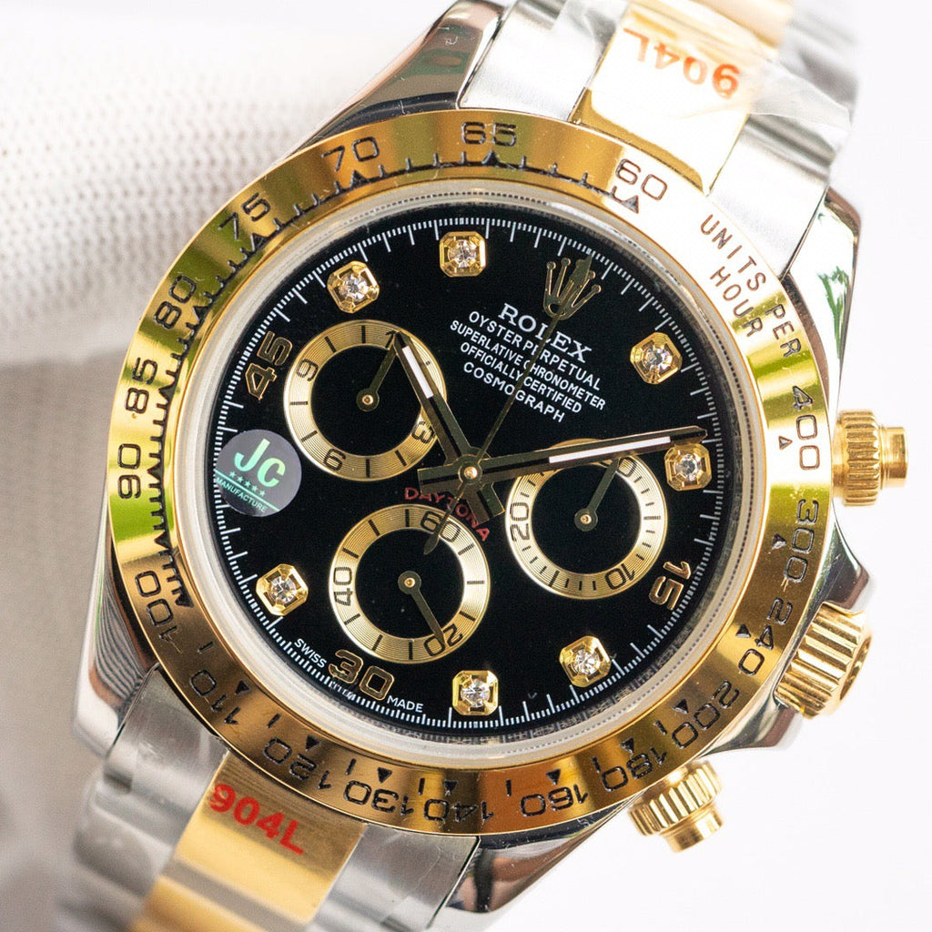 Cosmograph Daytona m116503-0011 Black Diamond Oyster 40mm Watch 4