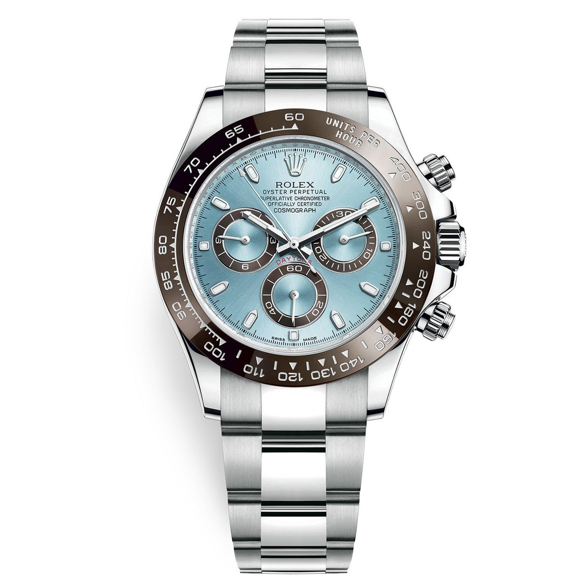 Cosmograph Daytona m116506-0001 Ice Blue 40mm Watch 8