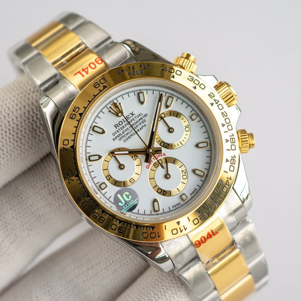 Cosmograph Daytona m116503-0001 White Index Oyster 40mm Watch 2
